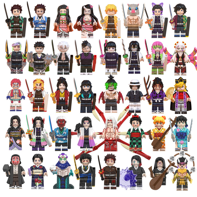 Building Block Mini - Conjunto de Blocos de Montar Anime