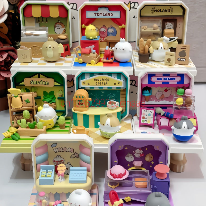 Building Block Mini - Blocos de Montar Miniatura Molang Genuínos