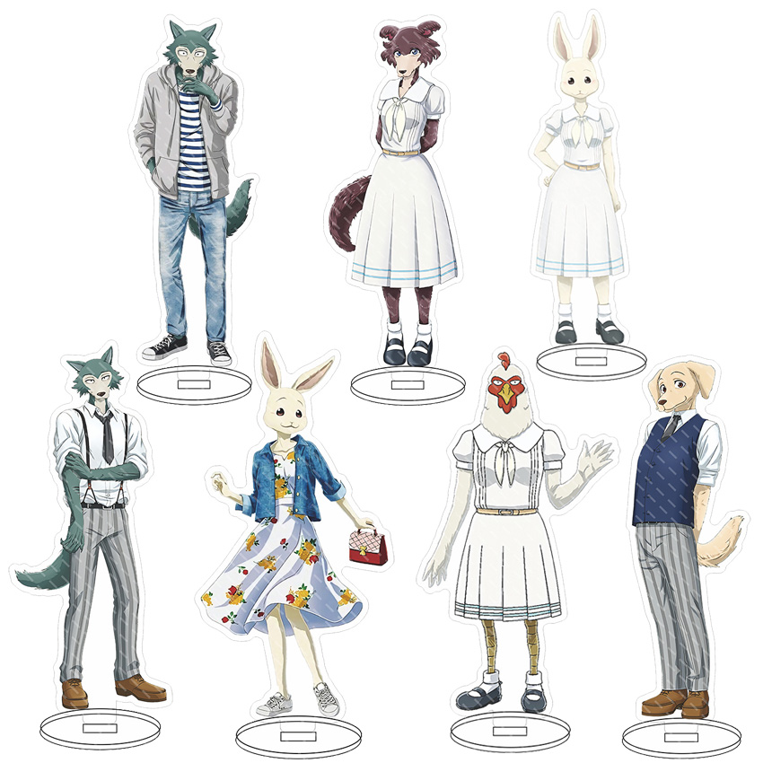 Figma Stand Set - Figura Acrílica de Anime BEASTARS Legoshi