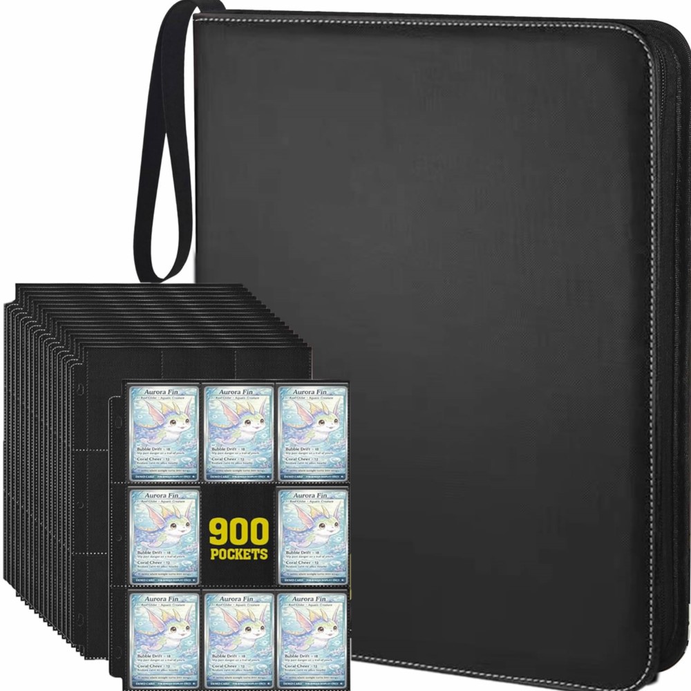 Trading Card Binder - Álbum de Cartas com 900 Bolsos