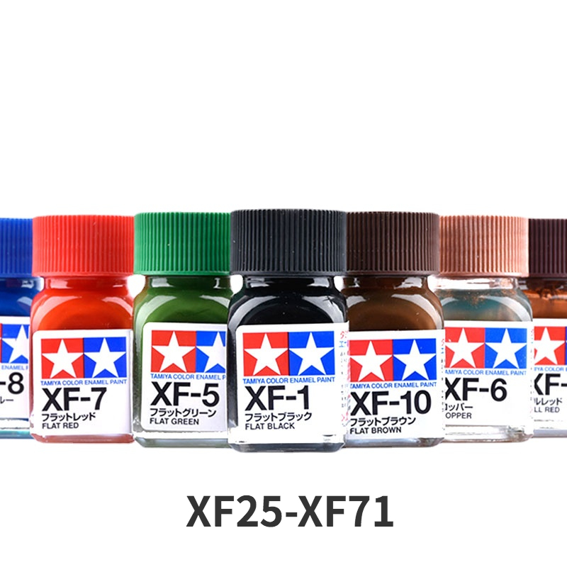 Tamiya Model Paint Set - TAMIYA Tinta Esmaltada, Cores Planas, XF25-XF71,