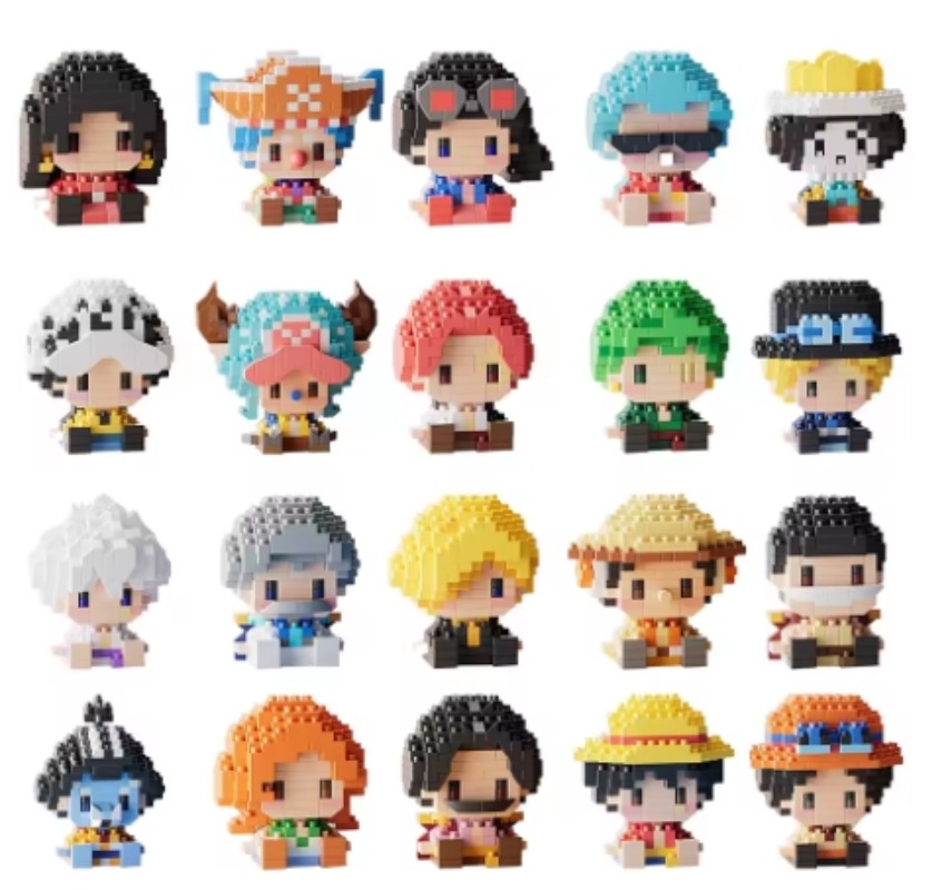 ONE PIECE Deus do Sol Nika Luf - Building Block Mini avaliação e preço