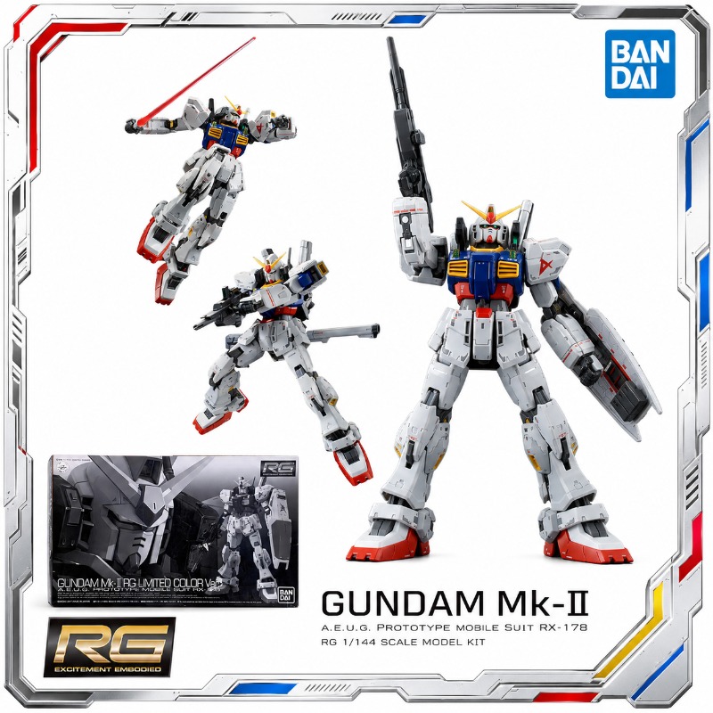 Bandai Original RG 1/144 RX178 - Bandai Model Gundam Rg avaliação e preço