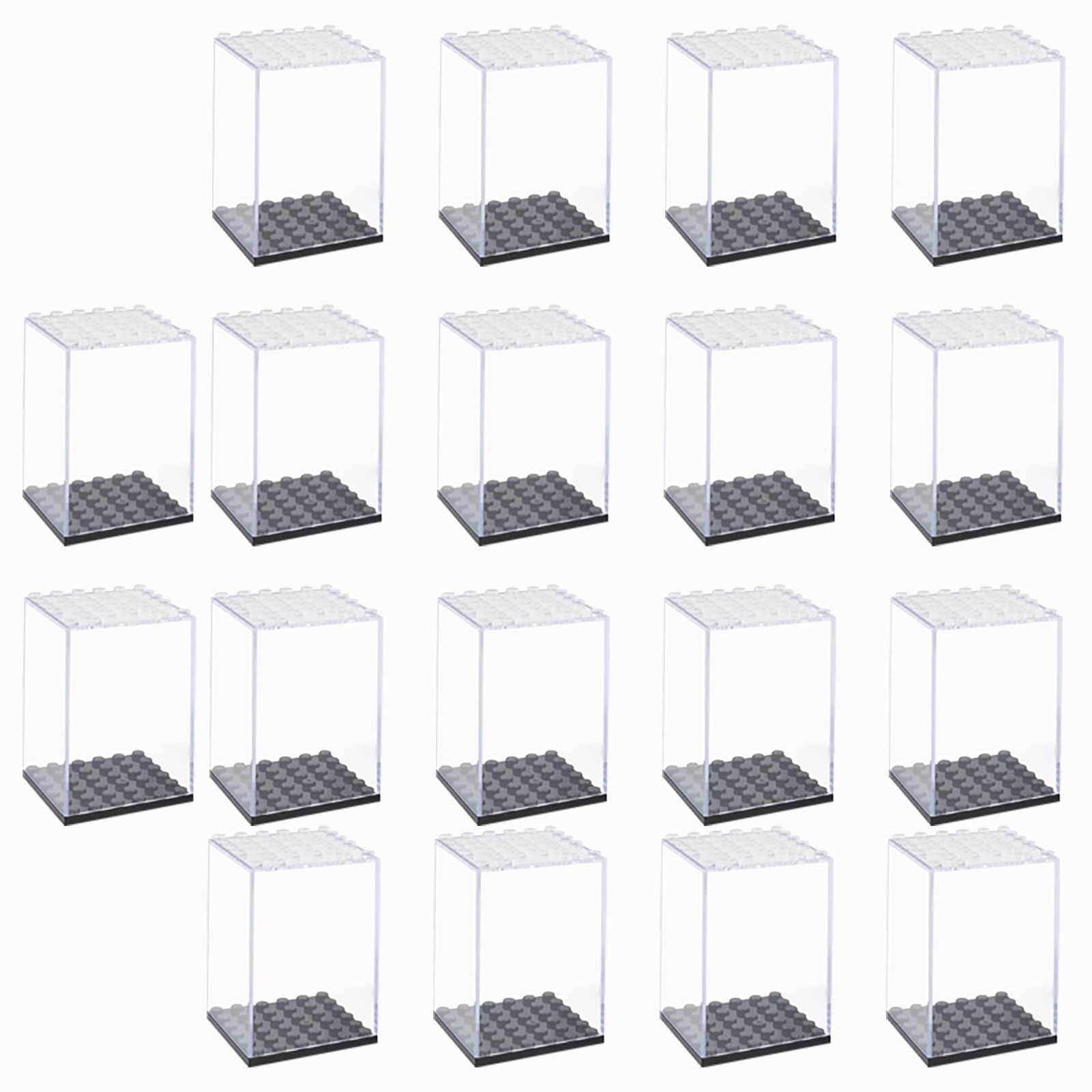 Caixa de exibição de bloco de  - Lego Minifigure Holder avaliação e preço