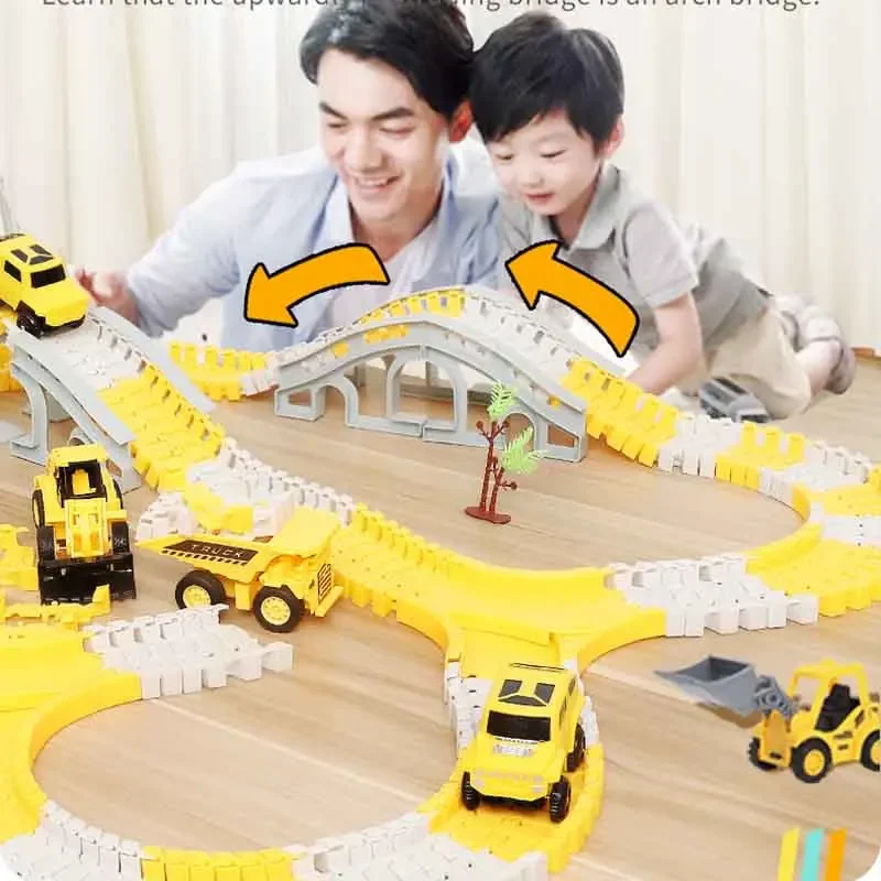 137-467 pçs crianças pista elé - Hot Wheels Car Track Sets avaliação e preço